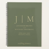 Feierliche Hochzeit mit Gold Planer (Vorderseite)