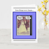 Feierliche Hochzeit - Vintag Karte (Gelbe Blume)