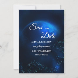 Feierliche Hochzeit Vollmond & Sterne Mitternacht  Save The Date