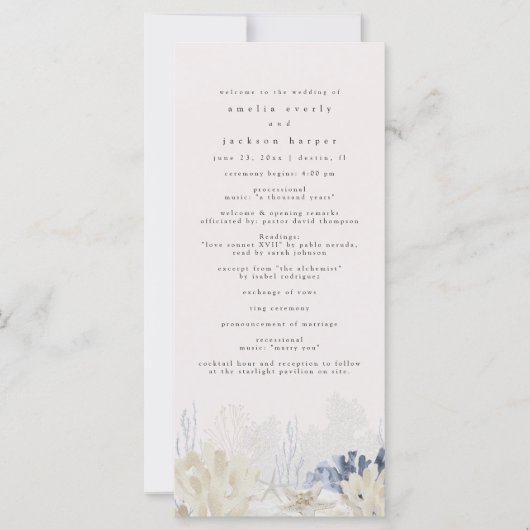 Feierliche Hochzeiten am Strand (Vorderseite)