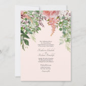 Feierliche Hochzeiten von Sets verschweigen einen  Einladung (Vorderseite)