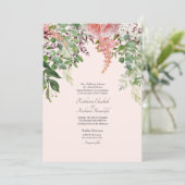 Feierliche Hochzeiten von Sets verschweigen einen  Einladung (Stehend Vorderseite)