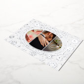 Feierliche Hochzeitsankündigung Save the Date Folieneinladung (Gedreht)