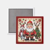 "Feierliche Jahreszeit" Magnet (Vorderseite/Rückseite)