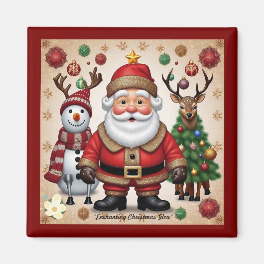 "Feierliche Jahreszeit" Magnet (Vorne)