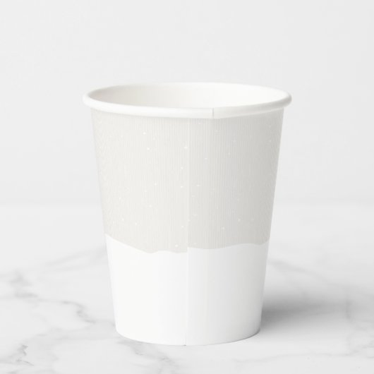 Feierliche Joyeux Weihnachten Weihnachten Pappbecher (Rechts)