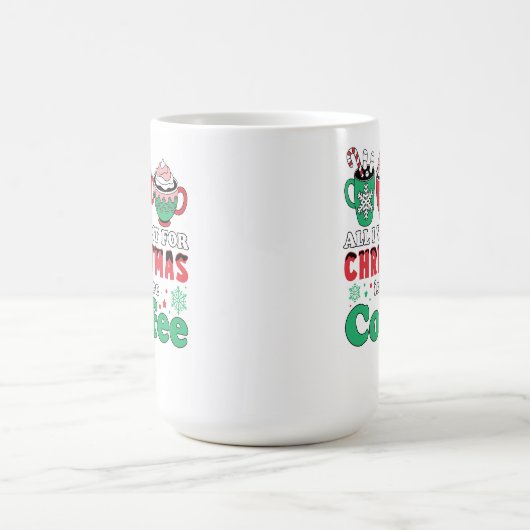 Feierliche Kaffeekuchen mit Weihnachtsfeiern und R Kaffeetasse (Mittel)