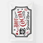 Feierliche Kakaogerichte Weihnachten Banner (Vertikal)