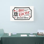 Feierliche Kakaogerichte Weihnachten Banner (Messe)