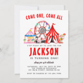 Feierliche Karnevalsveranstaltung Party Geburtstag Einladung (Vorderseite)