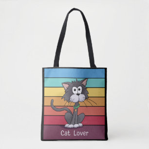 Feierliche Katze Lover Tote Tasche