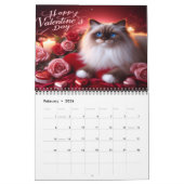 Feierliche Katzen für jeden besonderen Monat 20XX Kalender (Feb 2026)
