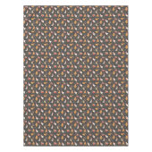 Feierliche Katzen mit Lichterweihnachtsmuster Tischdecke (Vorderseite)