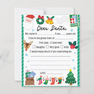 Feierliche Kinder lieber Weihnachtsmann