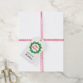 Feierliche Kleider Frohe Weihnachten Individuelle Geschenkanhänger (Mit Garn)