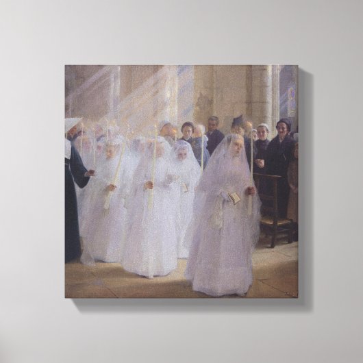 Feierliche Kommunion Leinwanddruck (Vorderseite)
