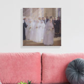 Feierliche Kommunion Leinwanddruck (Insitu (Wohnzimmer))