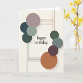 Feierliche Kreise Karte (Gelbe Blume)