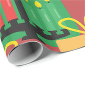 Feierliche Kwanzaa Geschenke Musterverpackungspapi Geschenkpapier (Rolleneckpunkt)