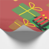 Feierliche Kwanzaa Geschenke Musterverpackungspapi Geschenkpapier (Ecke)