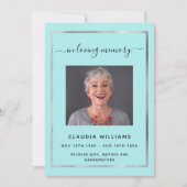 Feierliche Lebensbeerdigung Programm für blass bla (Vorderseite)