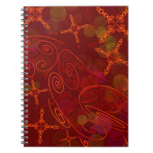 Feierliche Lebensdauer Notizblock (Vorderseite)