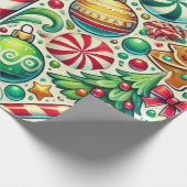 Feierliche Leckereien Geschenkpapier (Ecke)