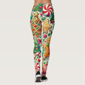 Feierliche Leckereien Weihnachten Leggings (Rückseite)