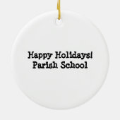 Feierliche Lehrer haben Klasse! Keramikornament (Hinten)