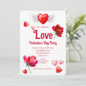 Feierliche Liebe Einladung (Stehend Vorderseite)