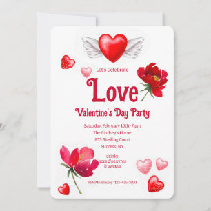 Feierliche Liebe Einladung