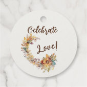 Feierliche Liebe Geschenkanhänger (Rückseite)