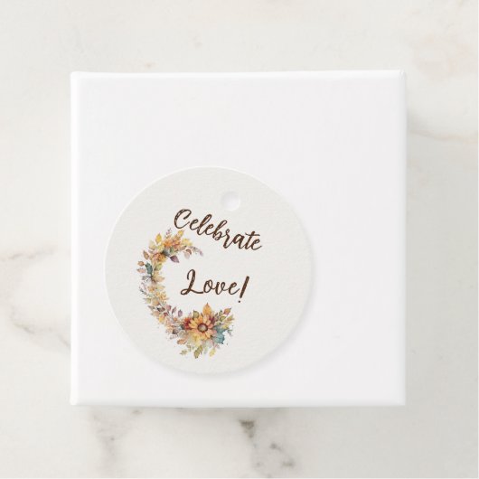 Feierliche Liebe Geschenkanhänger (Beispiel)