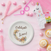 Feierliche Liebe Pappteller (Party)