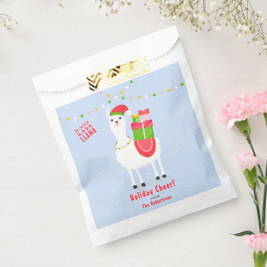 Feierliche Llama Weihnachten Geschenktütchen (Versiegelt)
