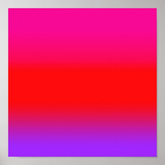 Feierliche Magenta Red Lila Ombre Poster (Vorne)