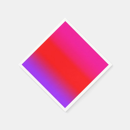 Feierliche Magenta Red Lila Ombre Serviette (Ecke)