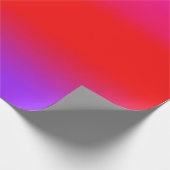 Feierliche Magenta Rot Lila Ombre Gradient Muster Geschenkpapier (Ecke)