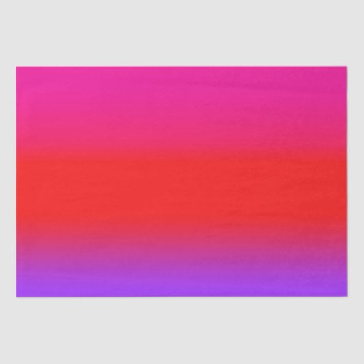 Feierliche Magenta Rot Lila Ombre Gradient Muster Seidenpapier (Vorderseite)