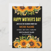 FEIERLICHE MAMA DER MUTTER EINLADUNG (Vorderseite)