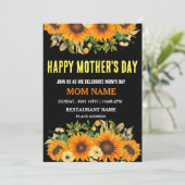 FEIERLICHE MAMA DER MUTTER EINLADUNG (Stehend Vorderseite)