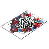 Feierliche Mama - glücklicher Muttertag Notizblock (Linke Seite)