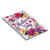 Feierliche Mama - glücklicher Muttertag Notizblock (Rechte Seite)