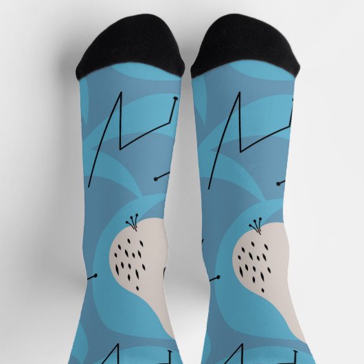 Feierliche Mitte des Jahrhunderts Socken (Oben)