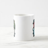 "Feierliche Mode: Santa, Snow & Christmas Tree Mag Kaffeetasse (Mittel)