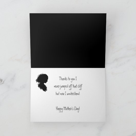 Feierliche Momente der Mutter für die Mama Karte (Innenseite)