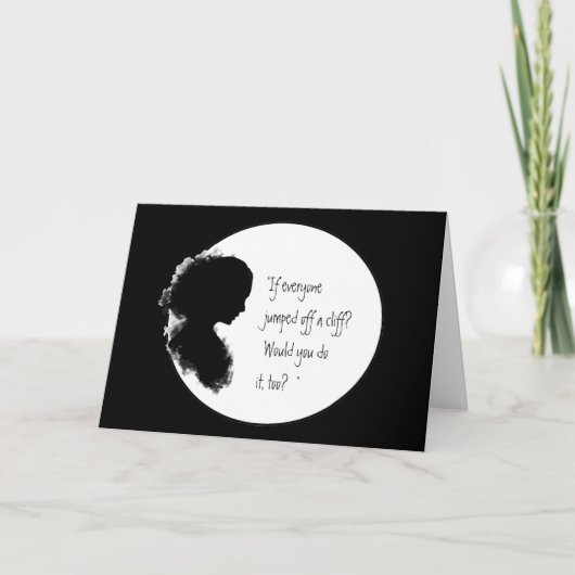 Feierliche Momente der Mutter für die Mama Karte (Vorderseite)