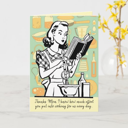 Feierliche Muttertag der Mama Karte (Gelbe Blume)