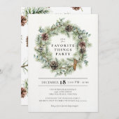 Feierliche Naturerlebnisse Einladung (Vorne/Hinten)