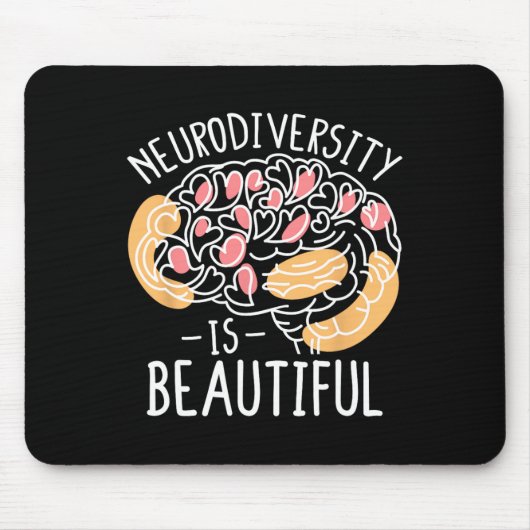 Feierliche Neurovielfalt ist schön Mousepad (Vorne)